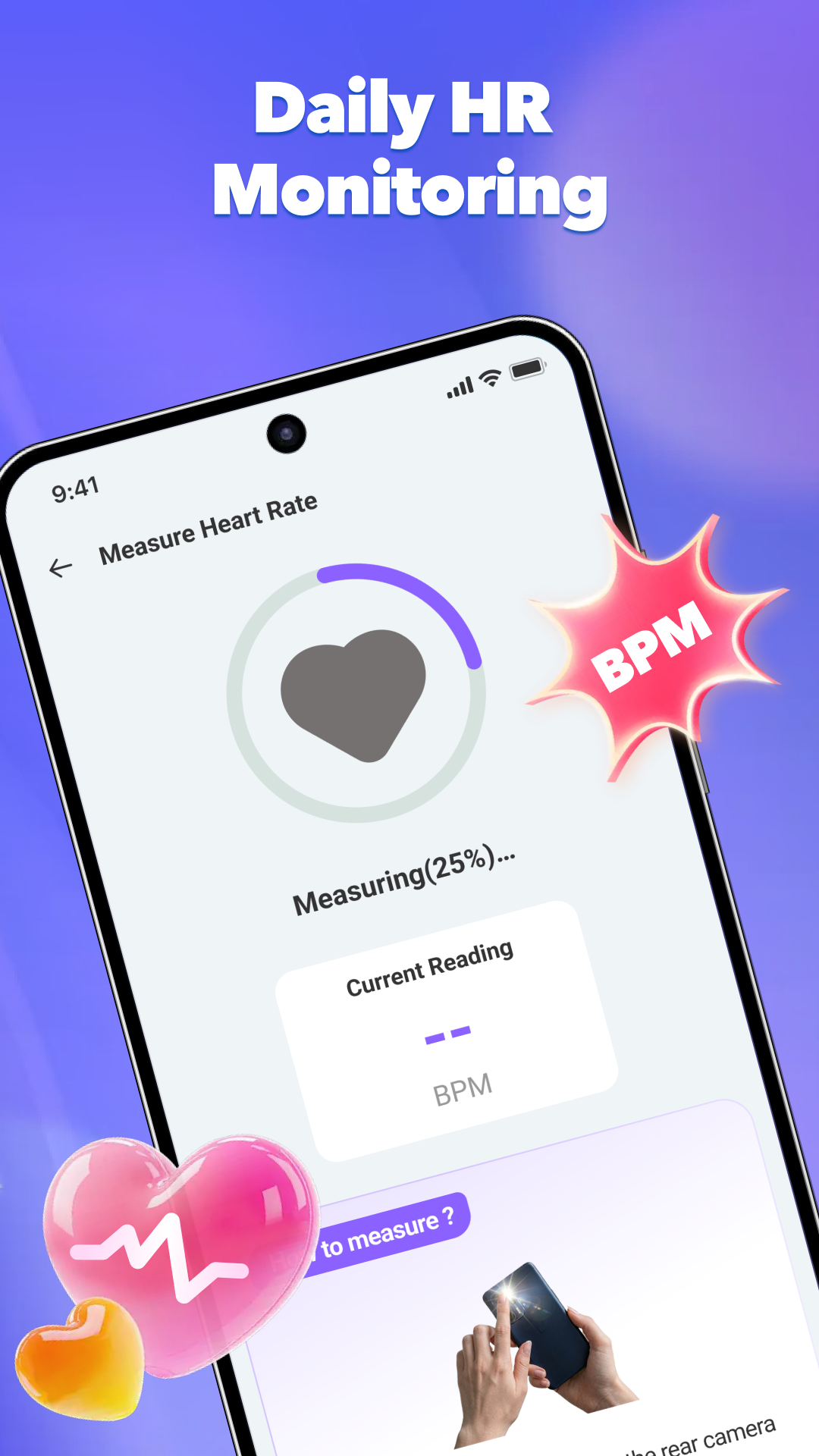 Daily HR Monitoring - Camera-based heart rate measurement